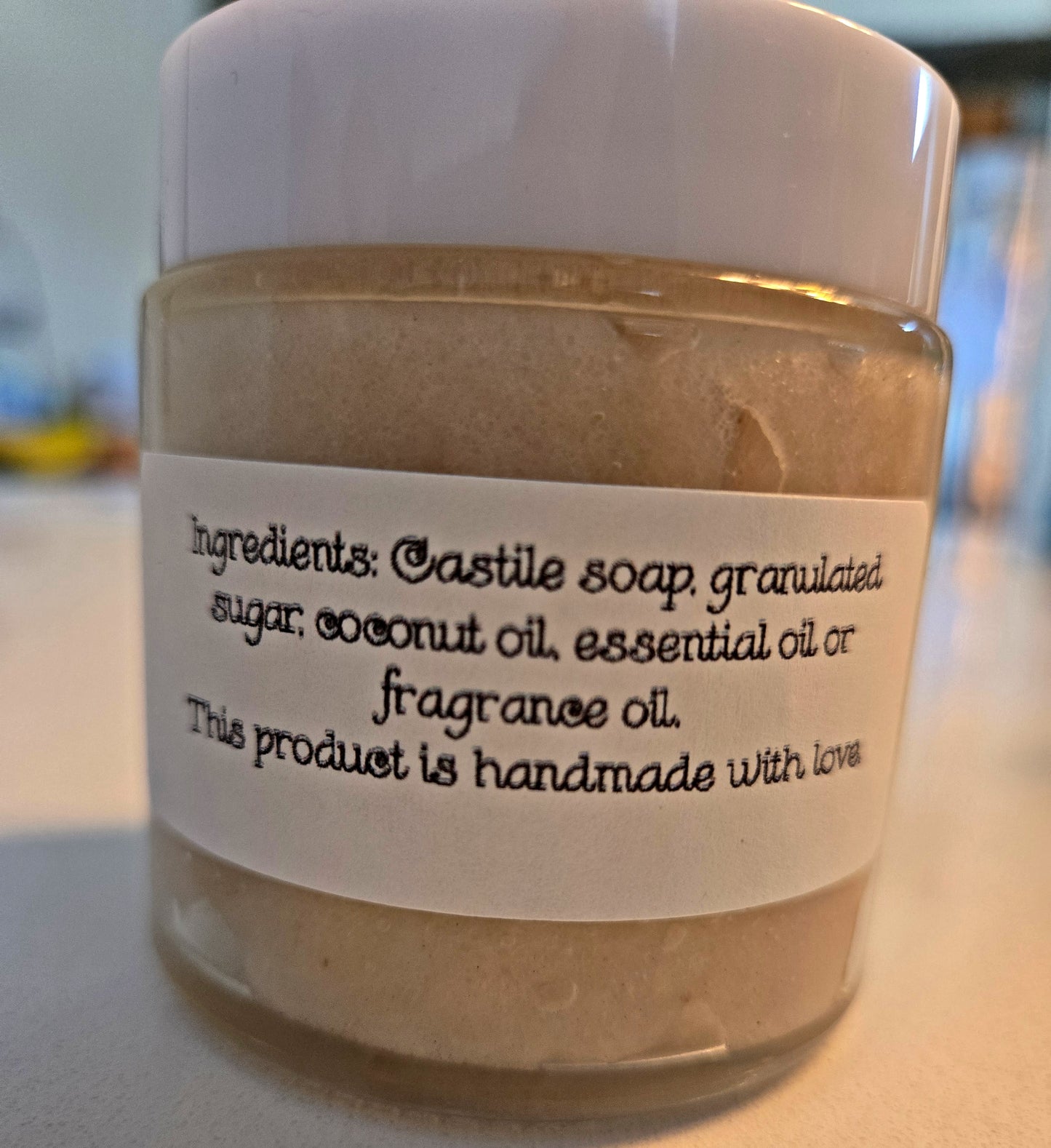 Organic body scrub
